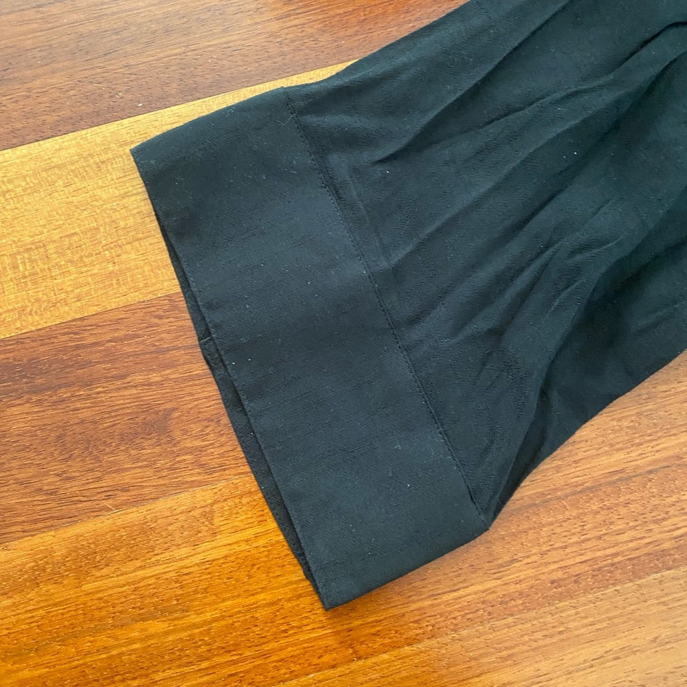 WITH TAGS, NEVER WORN. Women’s Black Tie-Front Top from Monday Swimwear - Picture 2 of 6
